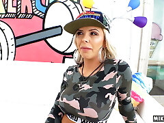 Nina Elle has a pretty wide open asshole