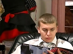 Maid seduces guy