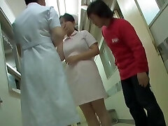 Asian sharking raunchy scenes from the hospital