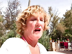 AuntJudysXXX - Wild Mature Cougar Mrs. Molly Sucks Your Cock by the Pool (Point Of View)