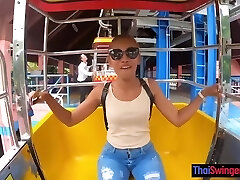Cherry Lee In Big Ass Thai Inexperienced Girlfriend Fun Day Out With Horny Hook-up Once Back Home