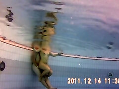 Super-naughty nail is recorded under water of the sauna pool 7