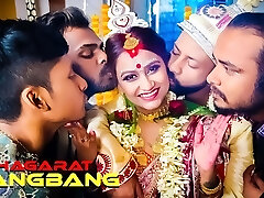Gang-bang Suhagarat - Besi Indian Wife Very 1st Suhagarat with Four Hubby ( Full Movie )