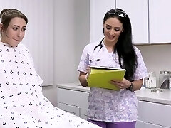 Sinful Nurse Giving The Busty Patient A Special Treatment While The Perv Doctor Preps A Dick Cure