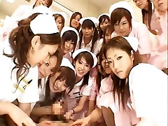 Real asian nurses enjoy orgy on top part2