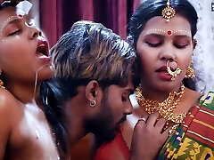 Tamil wife very 1st Suhagraat with her Big Cock husband and Jizz Swallowing after Harsh Sex ( Hindi Audio )