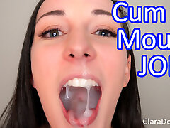 Clara Dee - Finger Sucking JOI With Huge Cumshot in Facehole