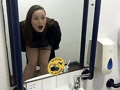 Hotwife wife pulverizes employee in pub toilet while husband waits outside and gets a surprise blast all over her face Hotwife wife pulverizes employee in pub toilet while husband waits outside and gets a surprise blast all over her face