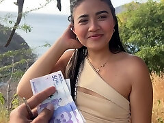 Gorgeous Tourist Cheats On Her Husband With A Stranger For Money