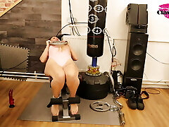 Mini Classy Filth Workout with Dildo, Ass-plug and Squirting.