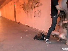 Big Innate Tits Exposed In The Street