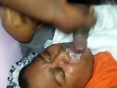 Granny bbw maid  cum in mout fledgling