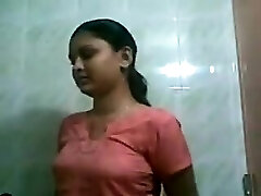 Punjabi lady home fitted and grabbed her bathtub