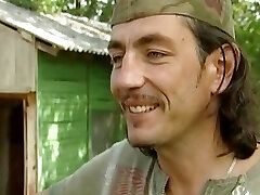 Small boobed chick from Germany gets fucked outdoors by a thick cock