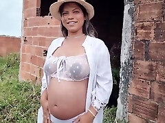 Pregnant latina mommy with huge tits is so horny she begs me to plumb her Pregnant latina mommy with huge tits is so horny she begs me to plumb her