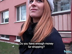 Public Agent Russian redhead takes currency for sex Public Agent Russian redhead takes currency for sex