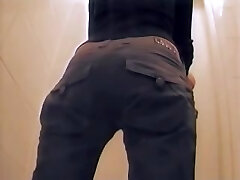 Fantastic round ass approaching to the voyeur piss cam Fantastic round ass approaching to the voyeur piss cam