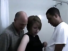 Middleaged wifey borrowed out to greens in threesome Middleaged wifey borrowed out to greens in threesome