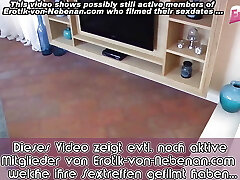 German slender blonde teen does blowjob at ugly man German slender blonde teen does blowjob at ugly man