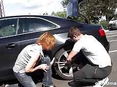 Grannys Vagina Gets Pounded in the Parking Lot - Grandmams Grannys Vagina Gets Pounded in the Parking Lot - Grandmams