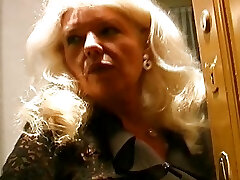 Old and busty German granny in stockings enjoys making a cock jizm Old and busty German granny in stockings enjoys making a cock jizm