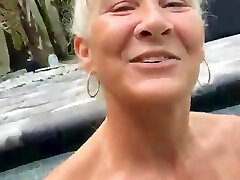 Weirdo Granny Leilani in The Pool