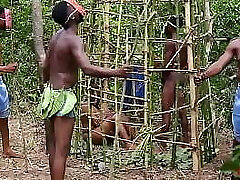 Somewhere in west Africa, on our annual festival, the king plows the most beautiful maiden in the cell while his Queen and the guards are witnessing