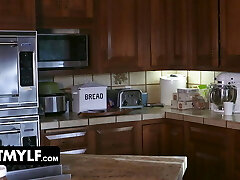 Mysterious Stranger Breaks Into A Cougar's House And Plunges His Huge Hard Weenie Deep In Her Throat