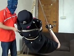Chinese Policewoman Bondage1