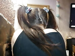 Super-naughty girl before going to Fresh Year's Eve. Part 2 ( Pred odlazak na docek nove godine )