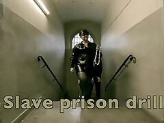 Domina Mistress April - Slave Prison Drill - Cell 45