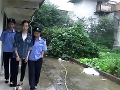 Chinese Woman Arrest And Handcuffed Chinese Woman Arrest And Handcuffed