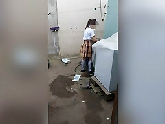 I find my stepdaughter home alone washing her underpants, perverted step-father