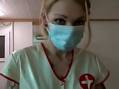 Nurse Dildo Treatment and ass fucking Fisting