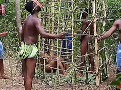 Somewhere in west Africa, on our annual festival, the king plows the most beautiful maiden in the cell while his Queen and the guards are witnessing