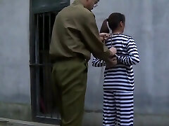 Chinese Prison Girl In Metal Restrain Bondage