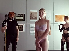 BDSM fetish video of sumptuous Filth Studies V wearing lingerie