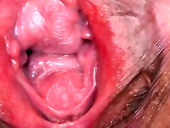 Red-hot czech teenie gapes her juicy vulva to the bizarre23dMT