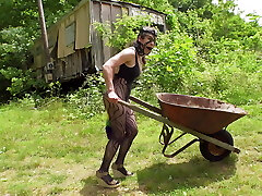 Plugged Gimp - Humiliating Farm Chores