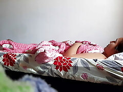 I see my stepsister lying down and I shag her how delicious I suck her tits