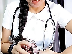 Sadistic Nurse Puts Patient in Metal V-card