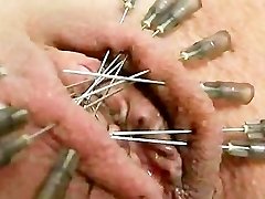 ultra-kinky core bdsm catheter and needles her vag