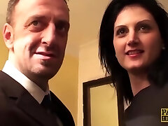 Pascal White And Eva Johnson In Sub In Lingerie Predominated Rigid