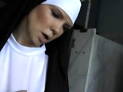 Domina nun dildo pink pucker
