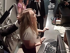 Sex Industry Star AJ Applegate loves to be tied up and pulverized in a gangbang