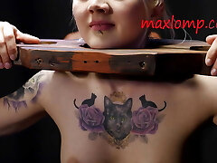 Two Girls Prepared to Be Punished in Row Two Girls Prepared to Be Punished in Row