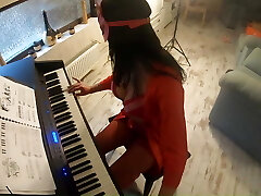 Super-fucking-hot step-mummy feeding her ass and pussy with piano teacher Super-fucking-hot step-mummy feeding her ass and pussy with piano teacher