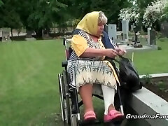 Grandmother gets forced to sex