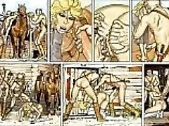 Cute Little Light-haired in Sexual Bondage Comic