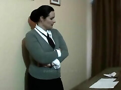 Big-boobed mature dominatrix and her submissive thrall Big-boobed mature dominatrix and her submissive thrall